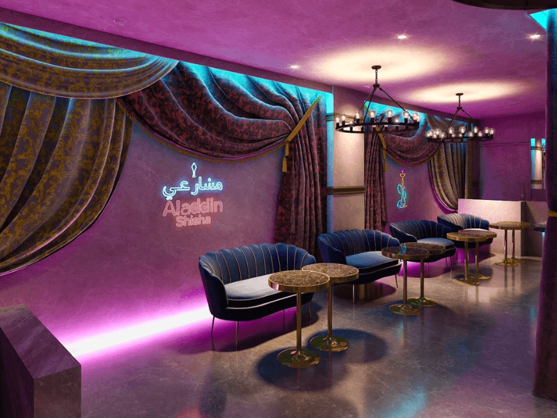 アラジンシーシャ 名古屋店の店舗画像 1